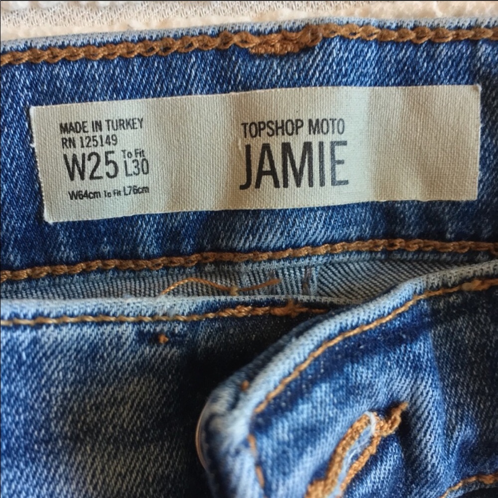 Top Shop High Rise Lace up - Picture 3 of 6